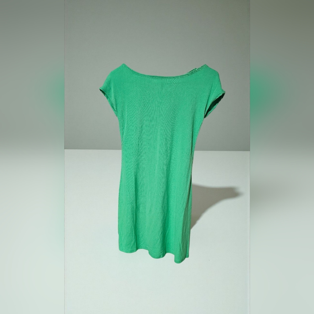 Free People Vibrant Green Tunic Top